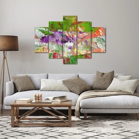 Obraz abstrakcie - maľba (150x105 cm)