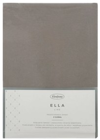 BAVLNENÉ PRESTIERADLO S GUMU ADELA 220X200X25 CM SIVÁ