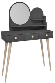 Kozmetický stolík Ruges Anthracite