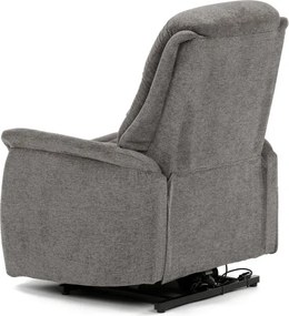 Polohovacie kreslo sivé, elektrické TV-Q8575 GREY2
