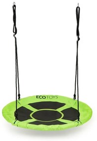 Záhradná hojdačka bocianie hniezdo 100 cm ECOTOYS zelená