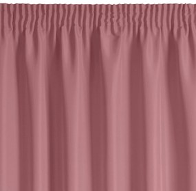 KRÁTKY ZÁVES NA PÁSKE RITA 140X175 CM TMAVORUŽOVÁ