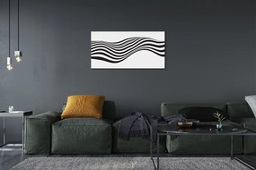 Obraz na plátne Zebra pruhy vlna 140x70 cm
