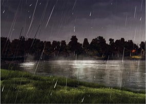 Obraz - Daždivý večer (70x50 cm)