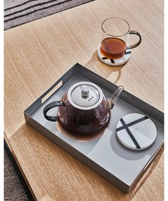 Konferenčný stolík s doskou v dubovom dekore 80x80 cm Yona - Kave Home