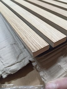 AKCIA Lamelový obklad dub olej 240 x 60 cm (2 ks v balení) II. akosť