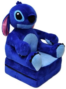 Detské plyšové rozkladacie kresielko LEO