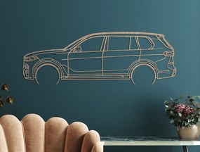 drevko Drevený obraz BMW X7 Rozmer obrazu: 29,5 x 86 cm, Farba dekorácie: Čierna