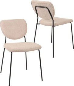 Jedálenská stolička Yogi, béžová