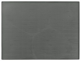 Sivá gumová odkvapkávacia podložka na riad 40x30 cm Maxi – Wenko