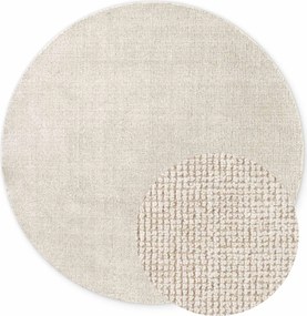 Ted Baker, Kusový koberec Ted Baker Greenwich 106361 Natural White kruh, 200x200, béžová, detská izba