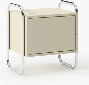 Kovový nočný stolík's ľavostranným alebo pravostranným otváraním Robyn