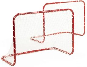 DomTextilu Sada dvoch futbalových bránok 42990 Červená 78 x 58 x 45 cm