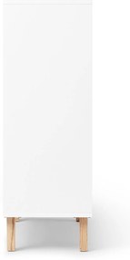 Odkladacia skrinka s 2 dvierkami a otvoreným priečinkom