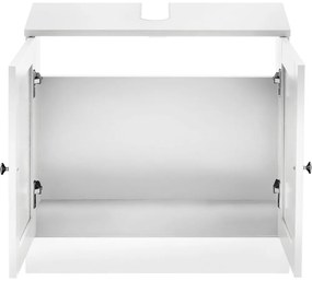 Biela umývadlová skrinka Støraa Kira, 60 x 55 cm