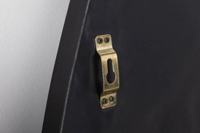 Dizajnové nástenné zrkadlo Daiwa 90 cm čierne