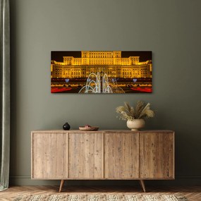 Obraz - Palác parlamentu, Bukurešť Rumunsko (120x50 cm)