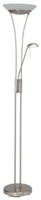 Brilliant - LED stmievateľná stojacia lampa FINN 2xLED/13W/230V matný chróm