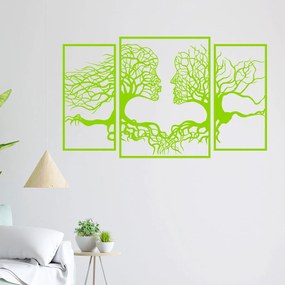 Veselá Stena Samolepka na stenu na stenu Duša lesa Farba: zelená, Veľkosť: 100 x 59 cm