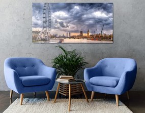 Obraz jedinečný Londýn a rieka Temža Varianta: 100x50