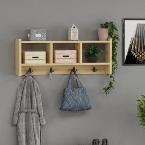 Nástenný vešiak STAR dub safírový