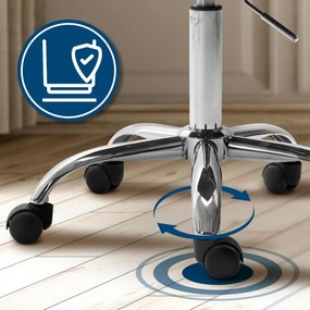 Pracovná stolička Alamosa - Hnedá