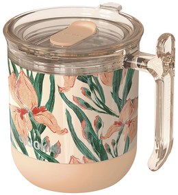Nerezový termohrnček Wave Floral Peach 260 ml