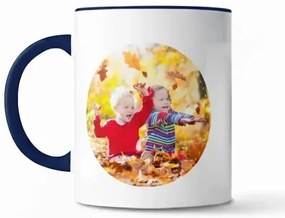 Sablio Hrnček s vlastnou potlačou, modrým vnútrom a uchom: 300 ml