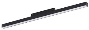 LED svietidlo do lišty Alfa Saga Track Magnetic 24W 4000K čierne