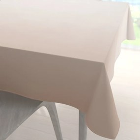 Biante Veľký teflónový štvorcový obrus TF-096 Púdrovo béžový bez vzoru 240x240 cm