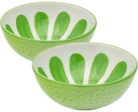 Altom Sada keramických misek Tropicana limetka12,5 cm, 2 ks