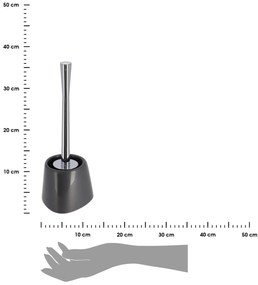 WC kefa Cuesta, sivá/s chrómovými prvkami