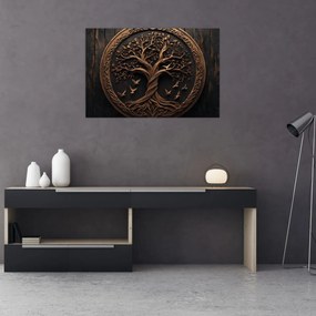 Obraz – Drevený strom života (90x60 cm)