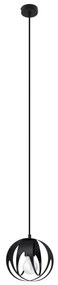 Sollux SL.1087 - Luster na lanku TULOS 1xE27/60W/230V čierna