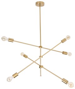 Závesná lampa variácia zlatá
