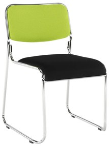 Kondela Zasadacia stolička, zelená/čierna sieťovina, BULUT