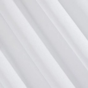 Dekorstudio Tylová záclona ESIM na dekoračných krúžkoch 140x250 cm – biela