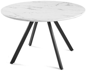 Noela Okrúhly jedálenský stôl v dekore bieleho mramoru GYRUS 120