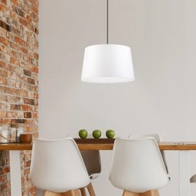 Luster na lanku AIDA 1xE27/60W/230V pr. 35 cm dub/orech/biela