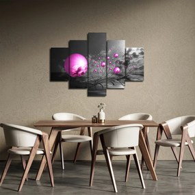 Obraz ružových gulí (150x105 cm)