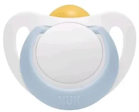 NUK Dojčenský latexový cumlík NUK Star 0-6 m modrý