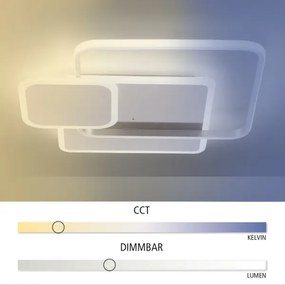 Paul Neuhaus 8319-55 - LED Stmievateľné stropné svietidlo EMILIO LED/53W/230V + DO