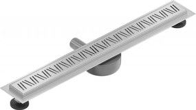 Mexen Flat 360° M22 rotačný sprchový žľab 50 cm, nerez, 1029050-40