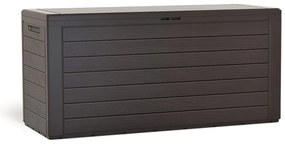 Záhradný box, 280 l, tmavo hnedá