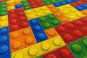Detský koberec Klocki,  viacfarebný