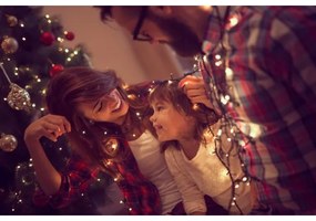 Immax NEO 07749L - LED Vonkajšia reťaz 200xLED/8 funkcií 23m IP44 Wi-Fi Tuya