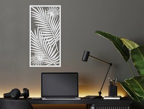 drevko Obraz z dreva Palmové listy Rozmer obrazu: 44,5 x 22,5 cm, Farba dekorácie: Čierna