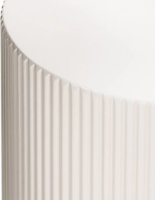 Odkladací stolík Ermanno 35 cm sivý/béžový