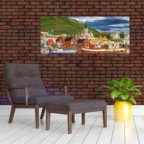 Obraz - Húsavík (120x50 cm)