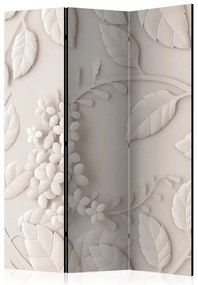 Artgeist Paraván - Paper Flowers (Cream) [Room Dividers]